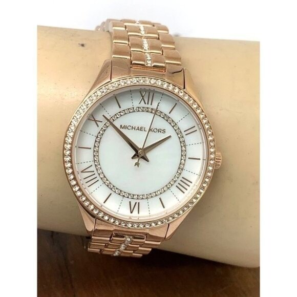 Michael Kors Women\'s Watch MK3716 Quartz Mother of Pearl Dial 33mm Rose Gold main image 4